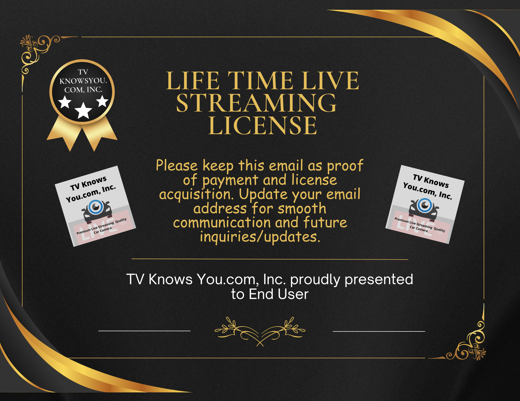 Live Streaming License